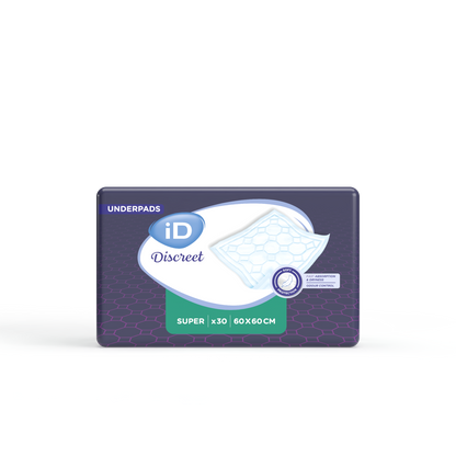 Ontex - Alèse absorbante iD Discreet Underpads Super 60x60 - Sachet de 30 pièces - visuel 2
