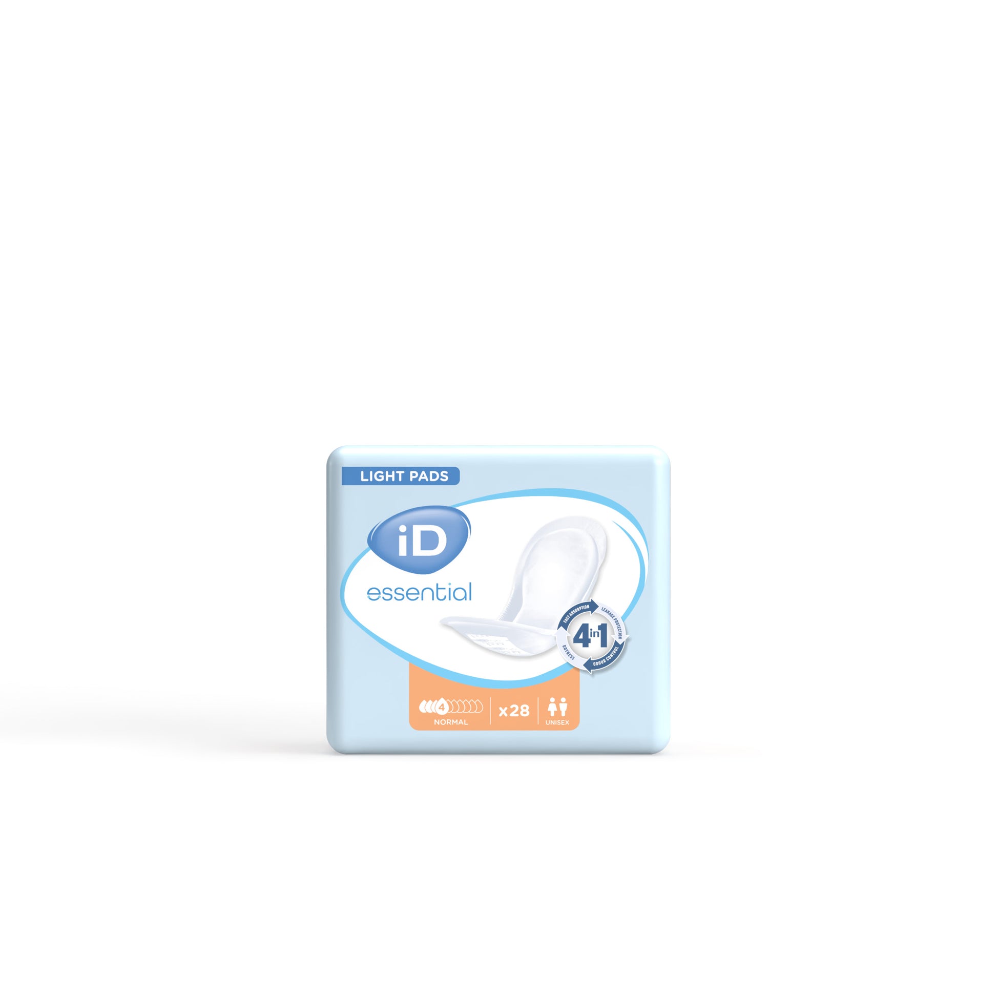 Ontex - Protection urinaire absorbante iD Essential Light pads Normal - Sachet de 28 pièces - visuel 2
