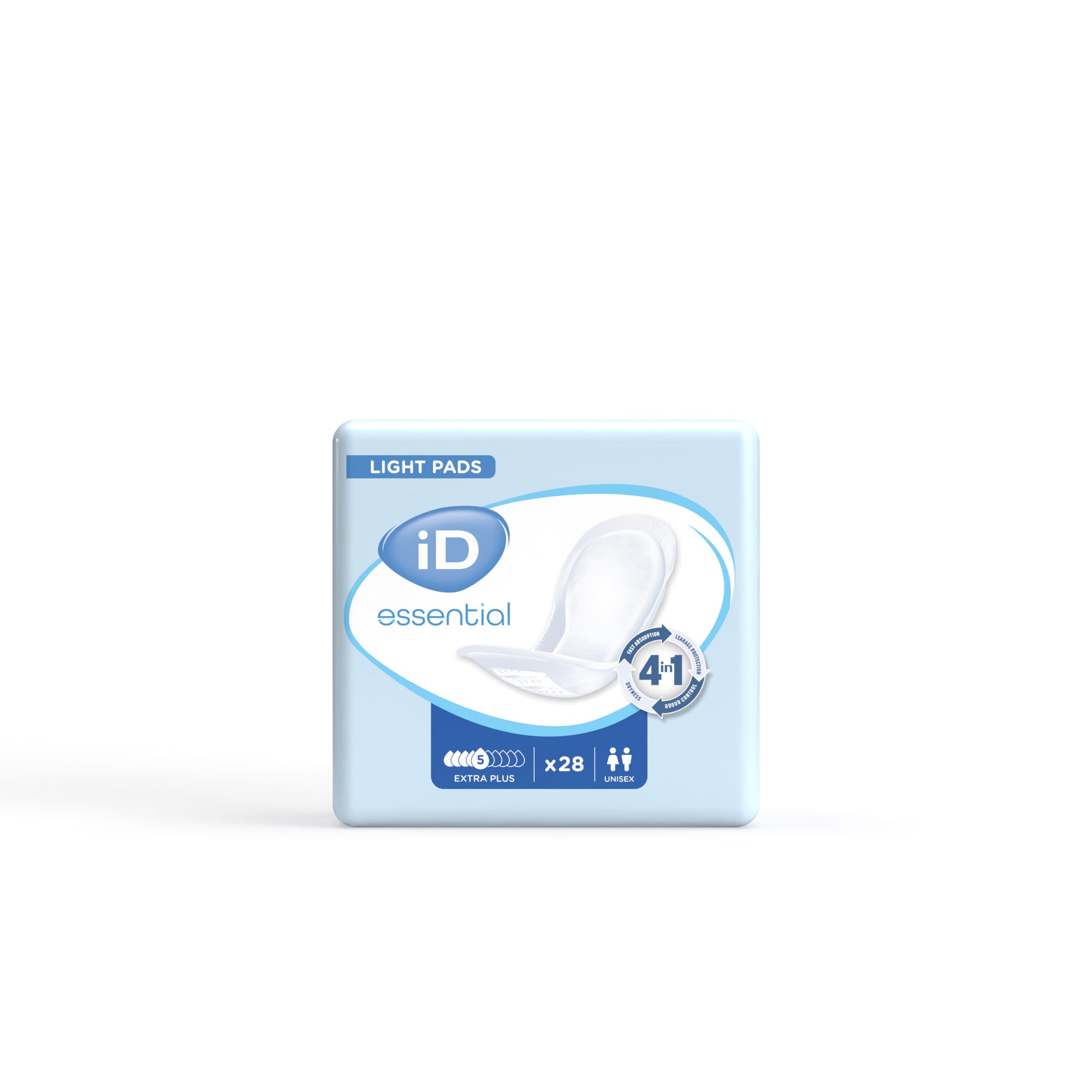 Ontex - Protection urinaire absorbante iD Essential Light pads Extra Plus - Sachet de 28 pièces - visuel 2