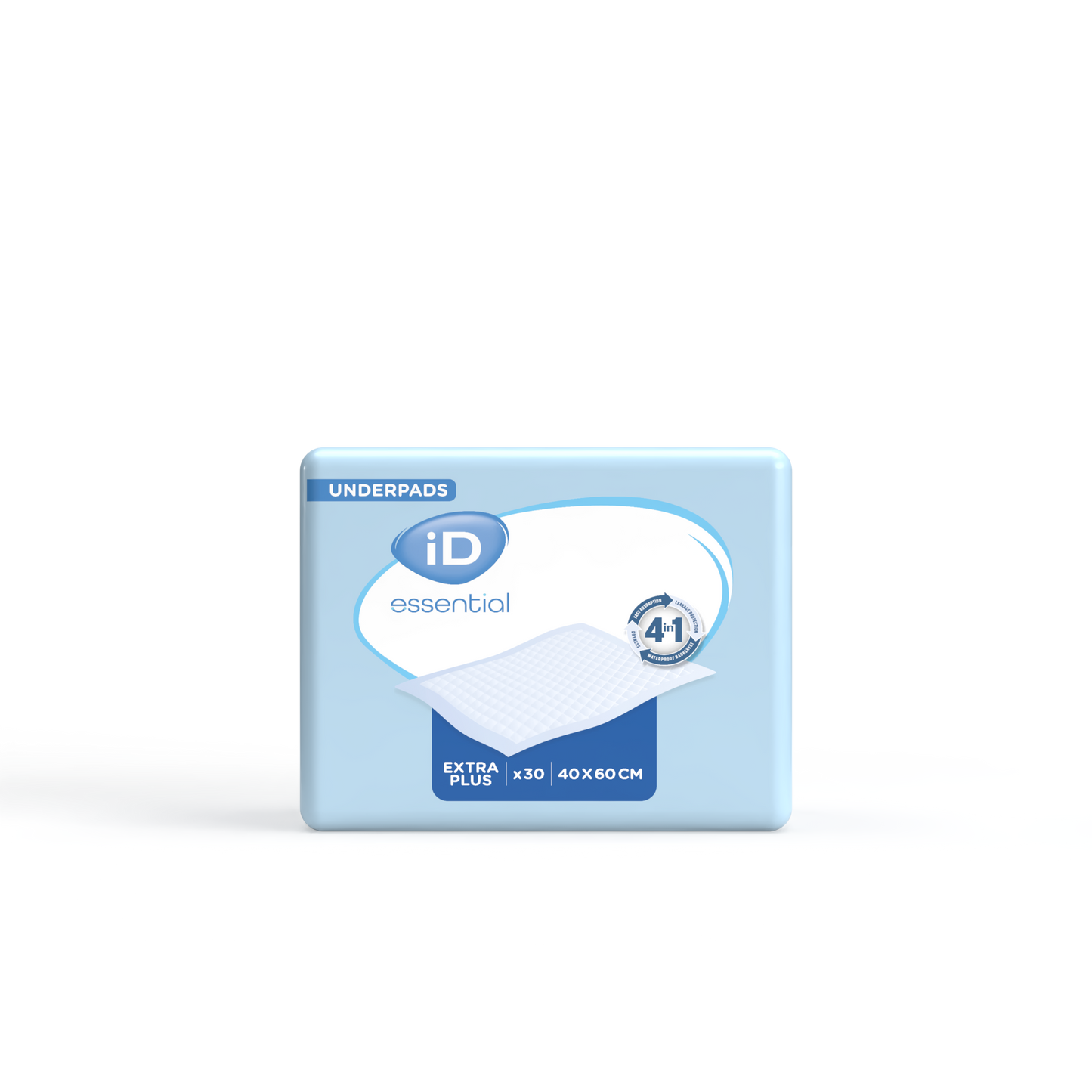 Ontex - Alèse absorbante iD Essential Underpads Extra Plus 40x60 - Sachet de 30 pièces - visuel 2