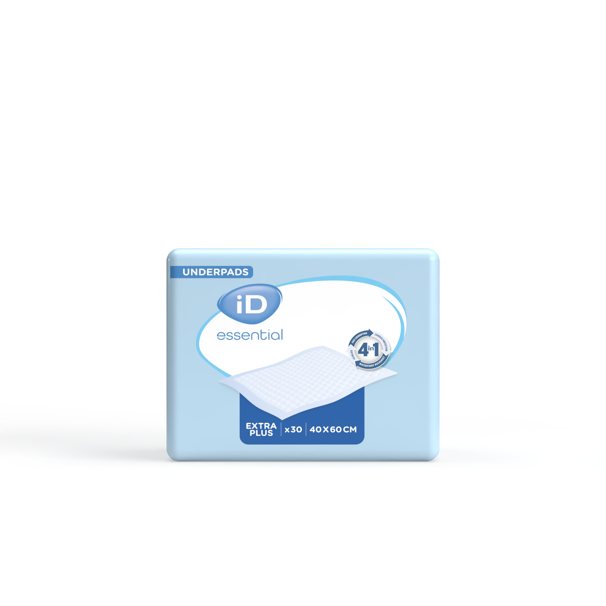 Ontex - Alèse absorbante iD Essential Underpads Extra Plus 40x60 - Sachet de 30 pièces - visuel 2