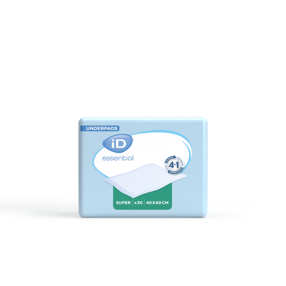 Ontex - Alèse absorbante iD Essential Underpads Super 40x60 - Sachet de 30 pièces - visuel 2