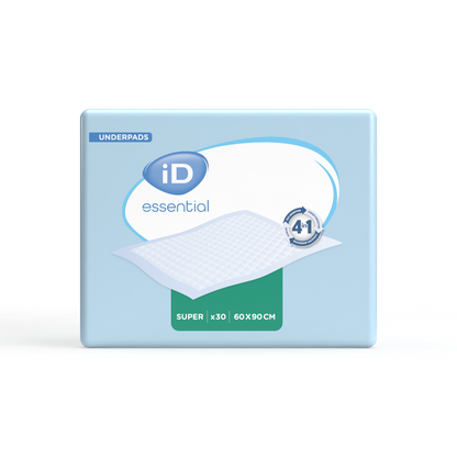 Ontex - Alèse absorbante iD Essential Underpads Super 60x90 - Sachet de 30 pièces - visuel 2