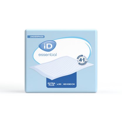 Ontex - Alèse absorbante iD Essential Underpads Extra Plus 60x90 - Sachet de 30 pièces - visuel 2