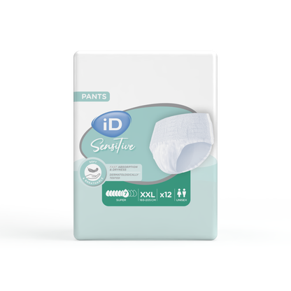 Ontex - Culotte absorbante iD Sensitive Pants Super 2XL - Sachet de 12 pièces - visuel 3