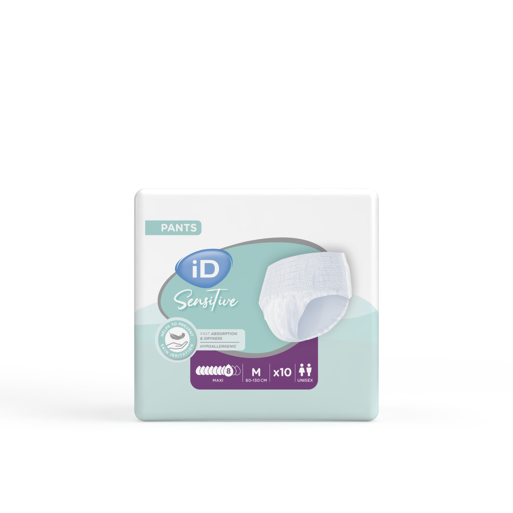Ontex - Culotte absorbante iD Sensitive Pants Maxi M - Sachet de 10 pièces - visuel 3
