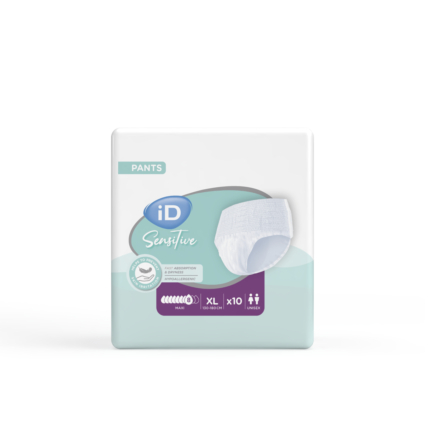 Ontex - Culotte absorbante iD Sensitive Pants Maxi XL - Sachet de 10 pièces - visuel 3