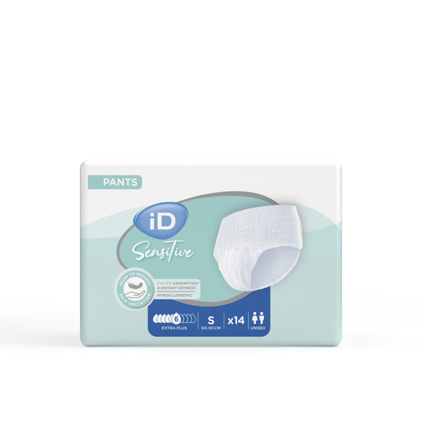 Ontex - Culotte absorbante iD Sensitive Pants Extra Plus S - Sachet de 14 pièces - visuel 3