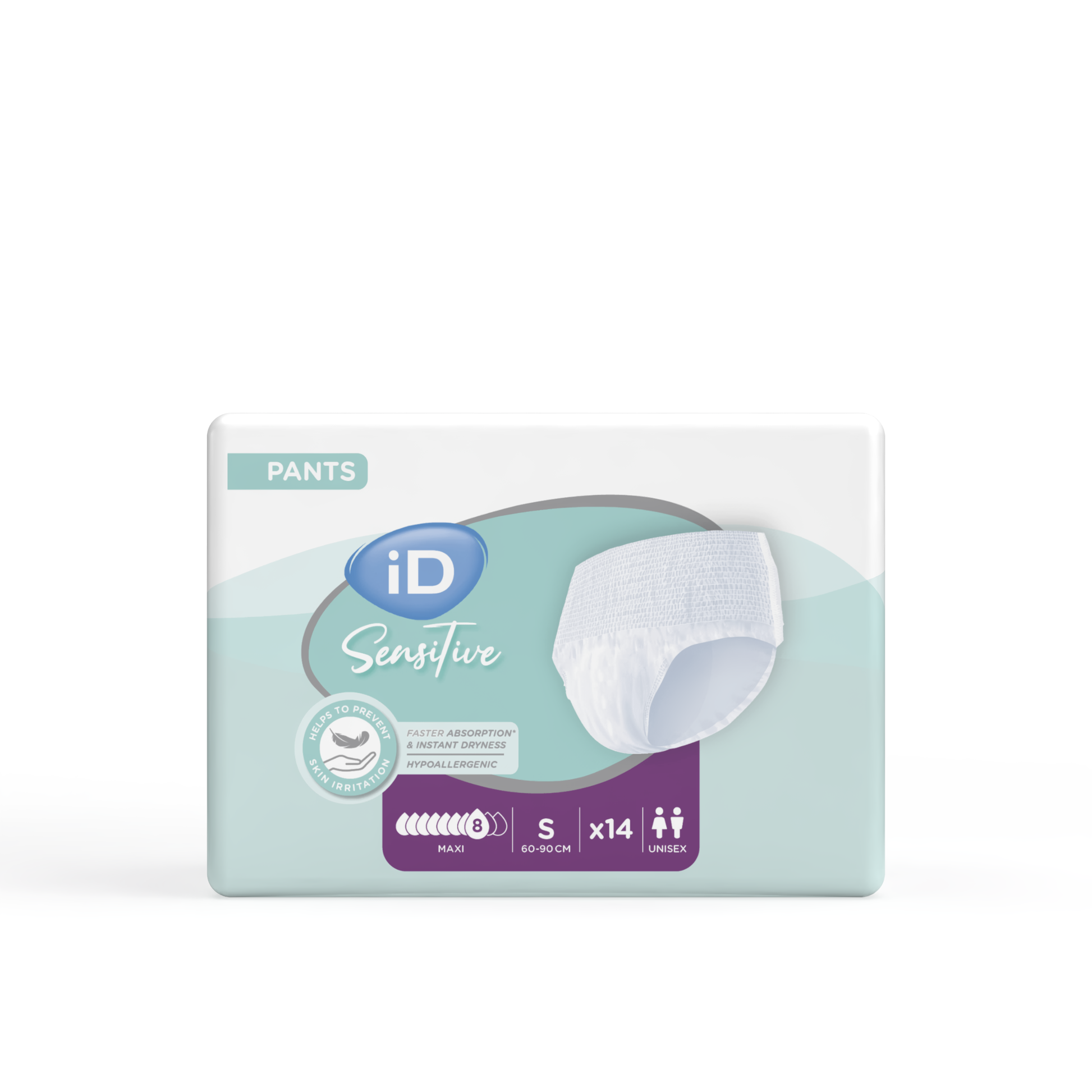 Ontex - Culotte absorbante iD Sensitive Pants Maxi S - Sachet de 14 pièces - visuel 3