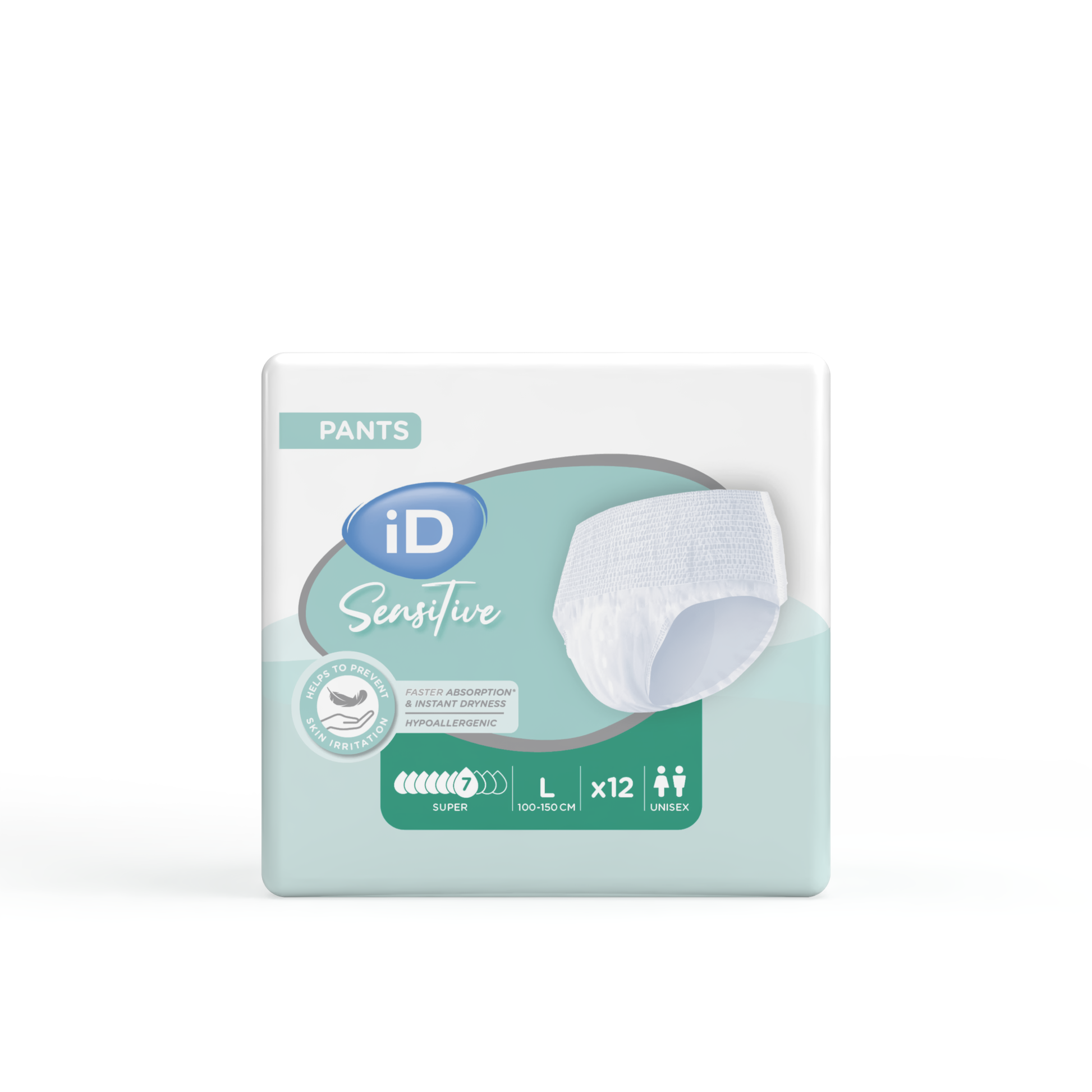 Ontex - Culotte absorbante iD Sensitive Pants Super L - Sachet de 12 pièces - visuel 3