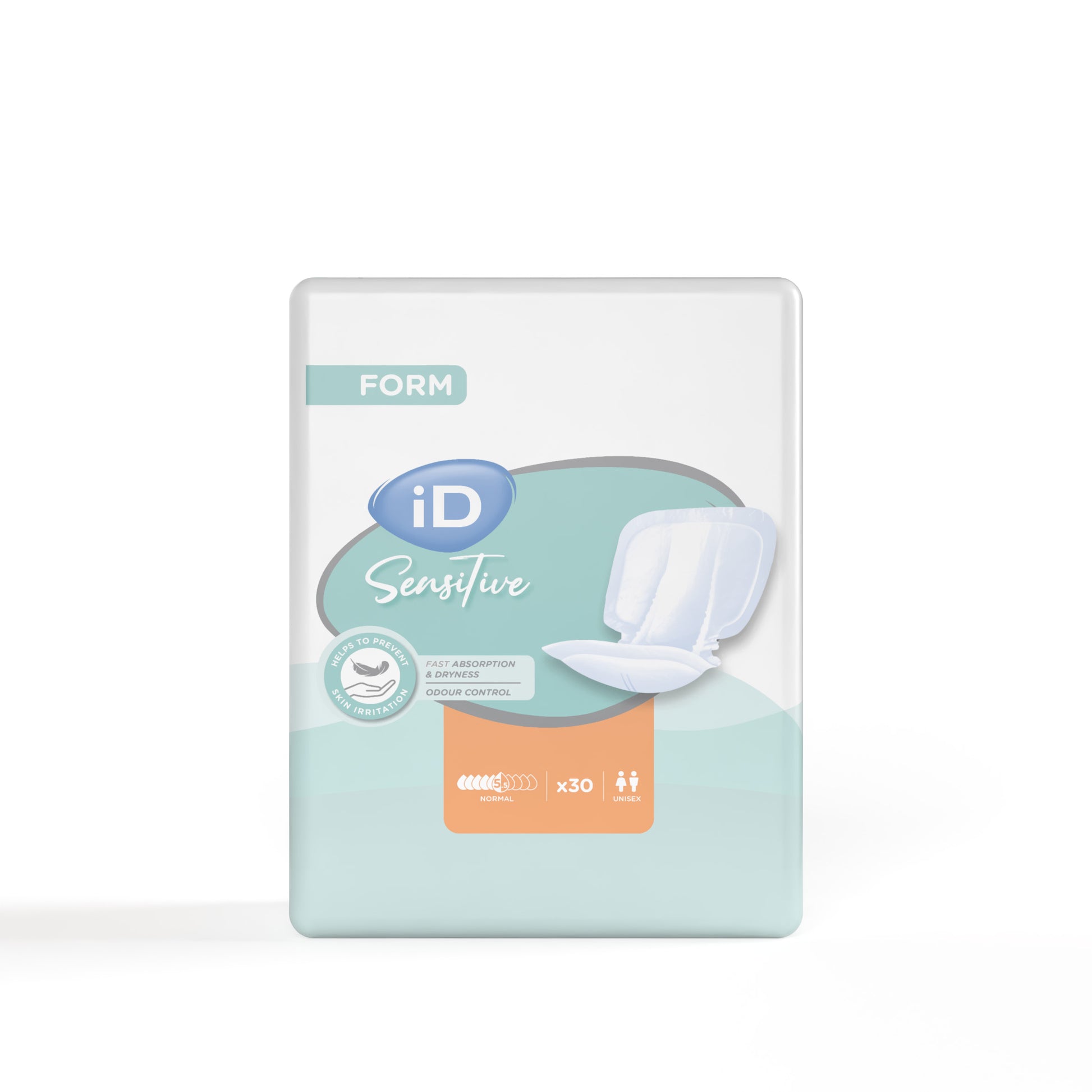 Ontex - Protection urinaire anatomique iD Sensitive Form Normal - Sachet de 30 pièces - visuel 2