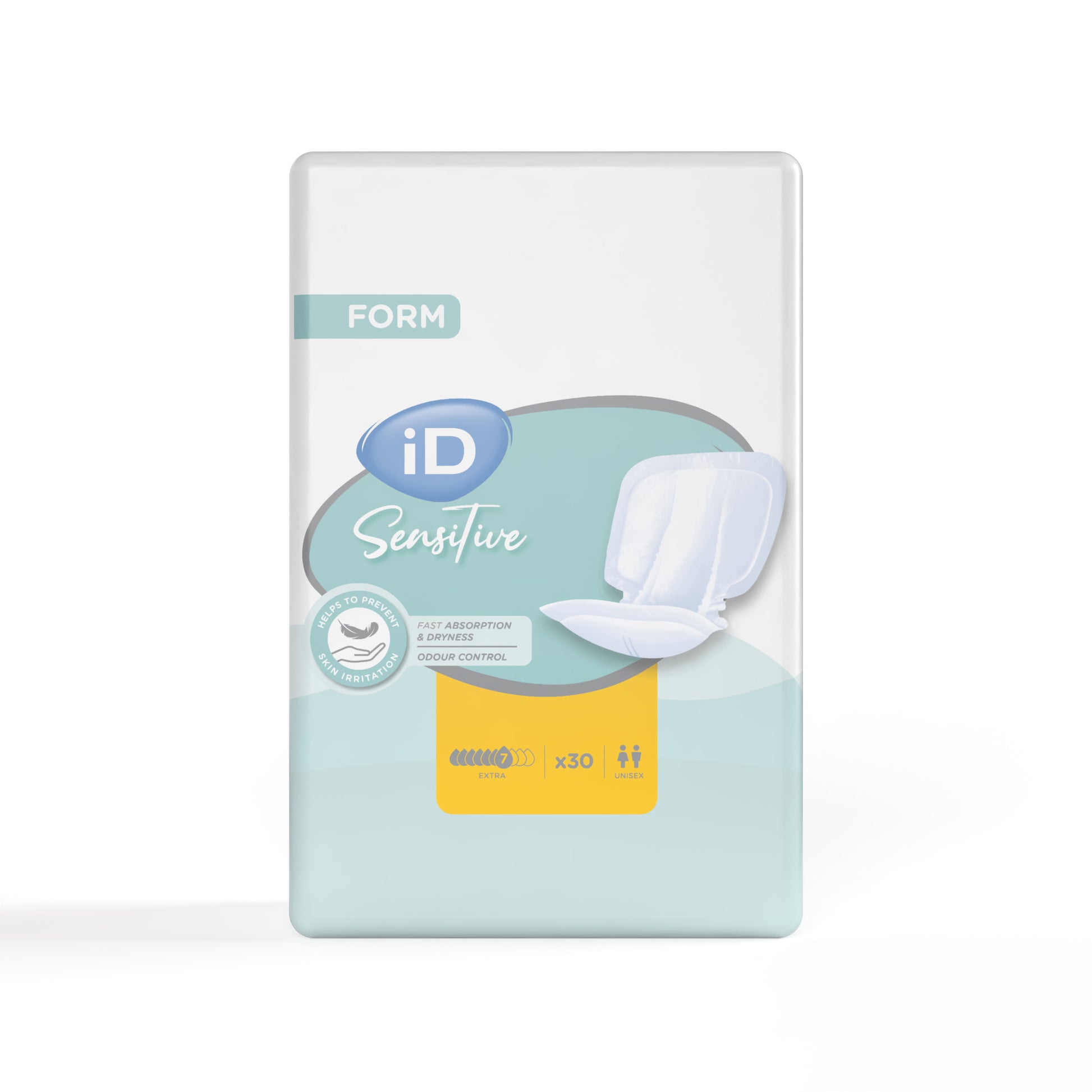 Ontex - Protection urinaire anatomique iD Sensitive Form Extra - Sachet de 30 pièces - visuel 2