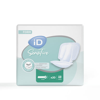Ontex - Protection urinaire anatomique iD Sensitive Form Super - Sachet de 20 pièces - visuel 2