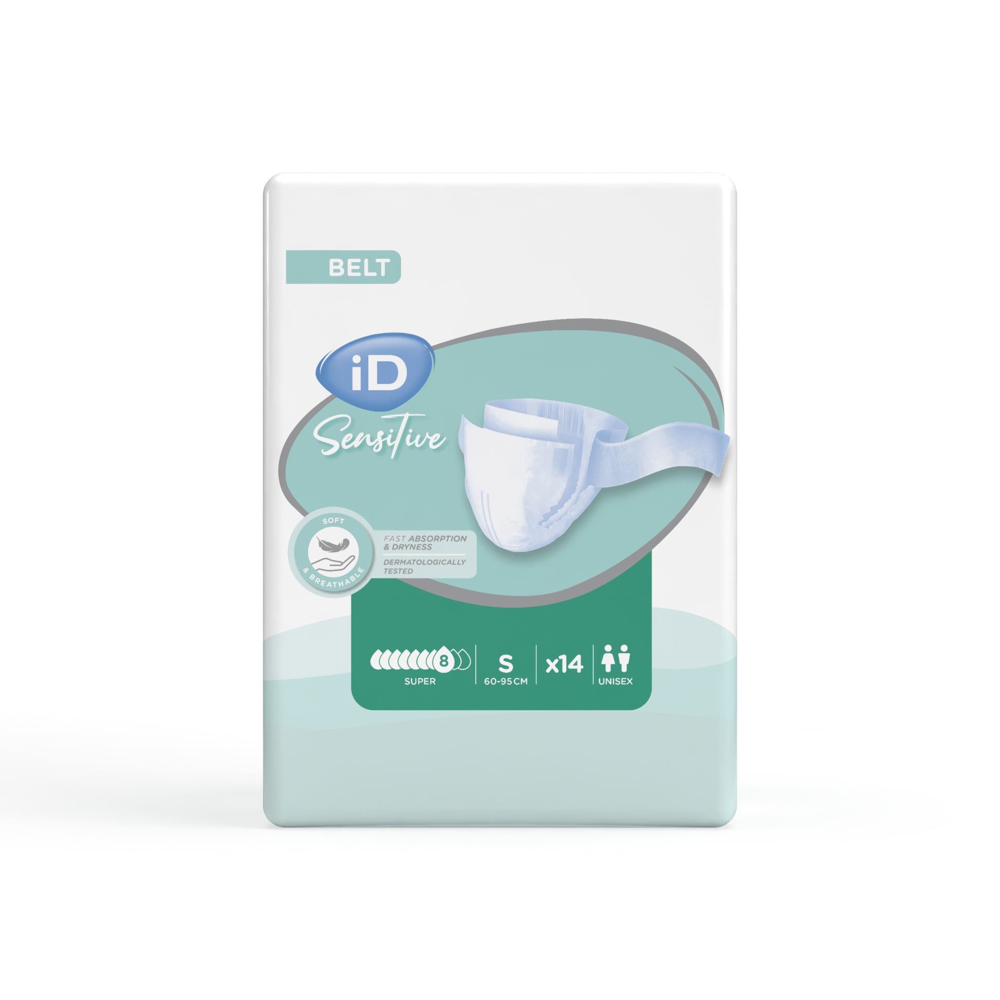 Ontex - Protection urinaire avec ceinture iD Sensitive Belt Super S - Sachet de 14 pièces - visuel 2
